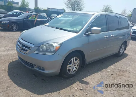 2007 Honda Odyssey Ex-L z USA, uszkodzony, nr VIN 5FNRL38757B034481